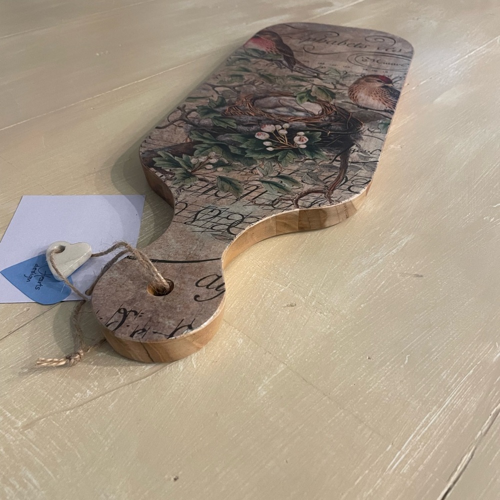 Bird Design Charcuterie Board